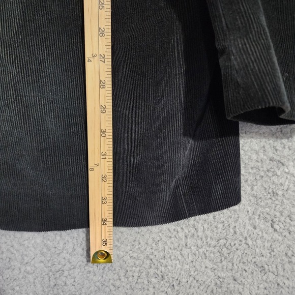 Cordovan & Grey Mens‎ Black Corduroy Suede Elbow Patches Blazer Size 46 L - Picture 4 of 8